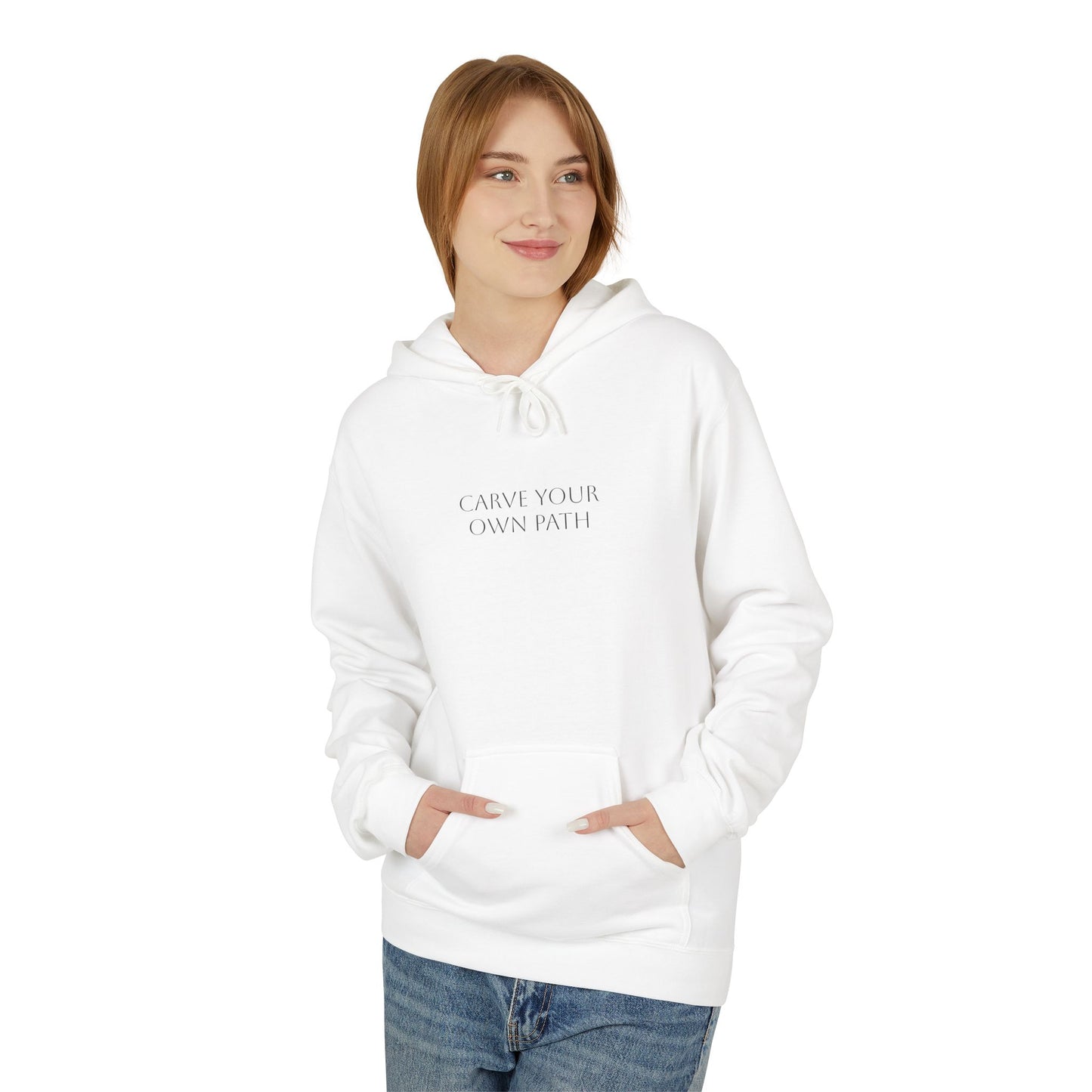 Unisex fleece Hoodie - Carve your own path