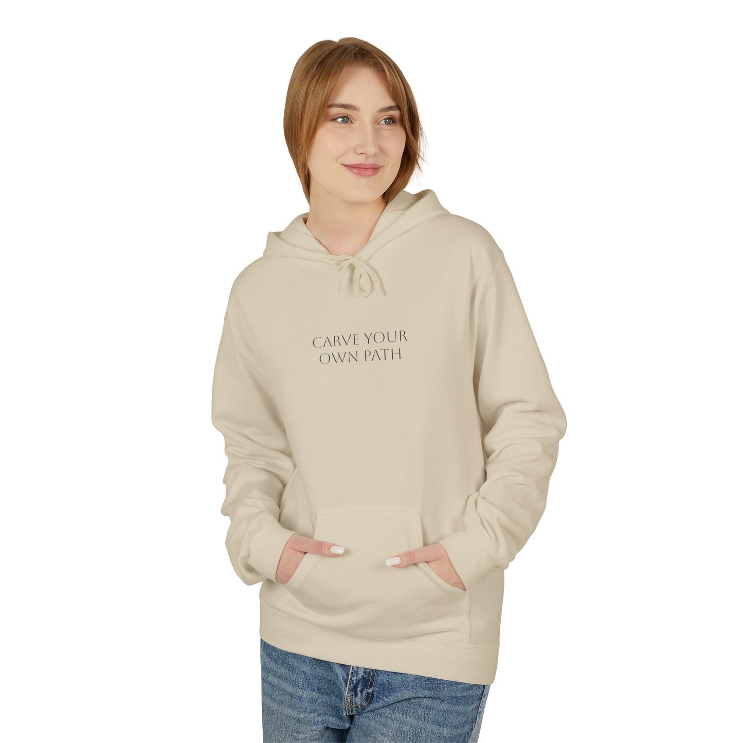 Unisex fleece Hoodie - Carve your own path