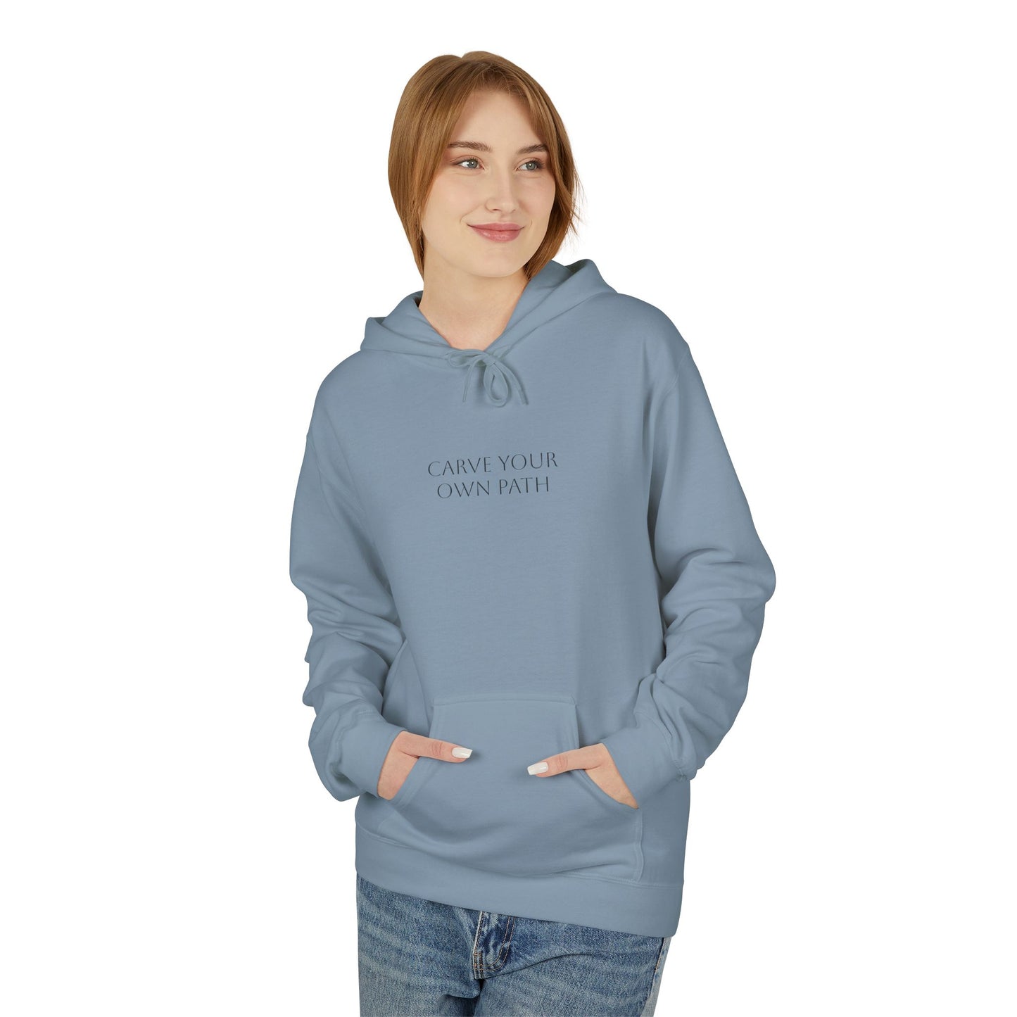 Unisex fleece Hoodie - Carve your own path