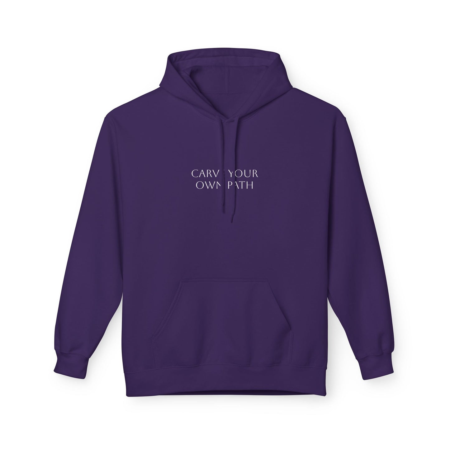 Unisex Fleece Hoodie - Carve your own path